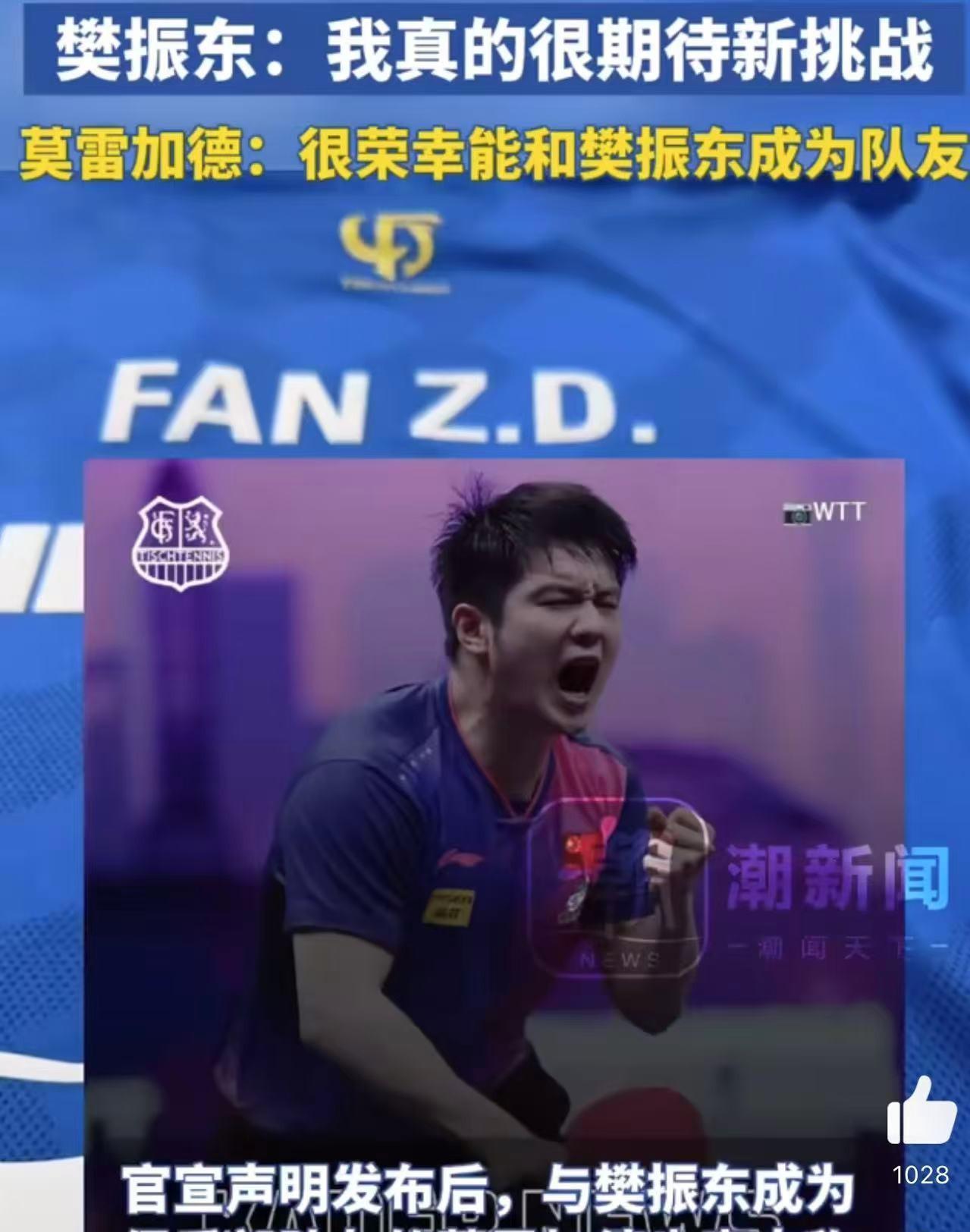 包含奥地利乒乓球队力克瑞典乒乓球队，樊振东绝境逆转的词条